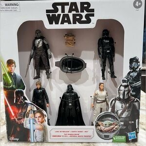 Hasbro - Disney - Star Wars Action Figure Set - Black, White, Gray - New in Box